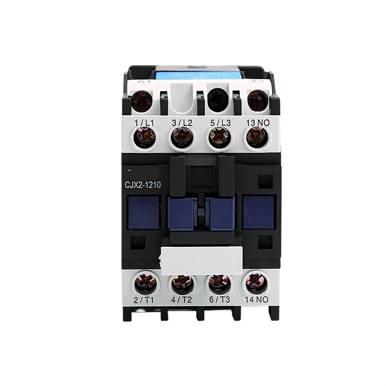 RCGKNNMUZ 1Pcs CJX2-1210 AC Contactor 1NO 12A Coil Voltage 380V 220V 110V 36V 24V LC1-D(CJX2-1210 AC24V)