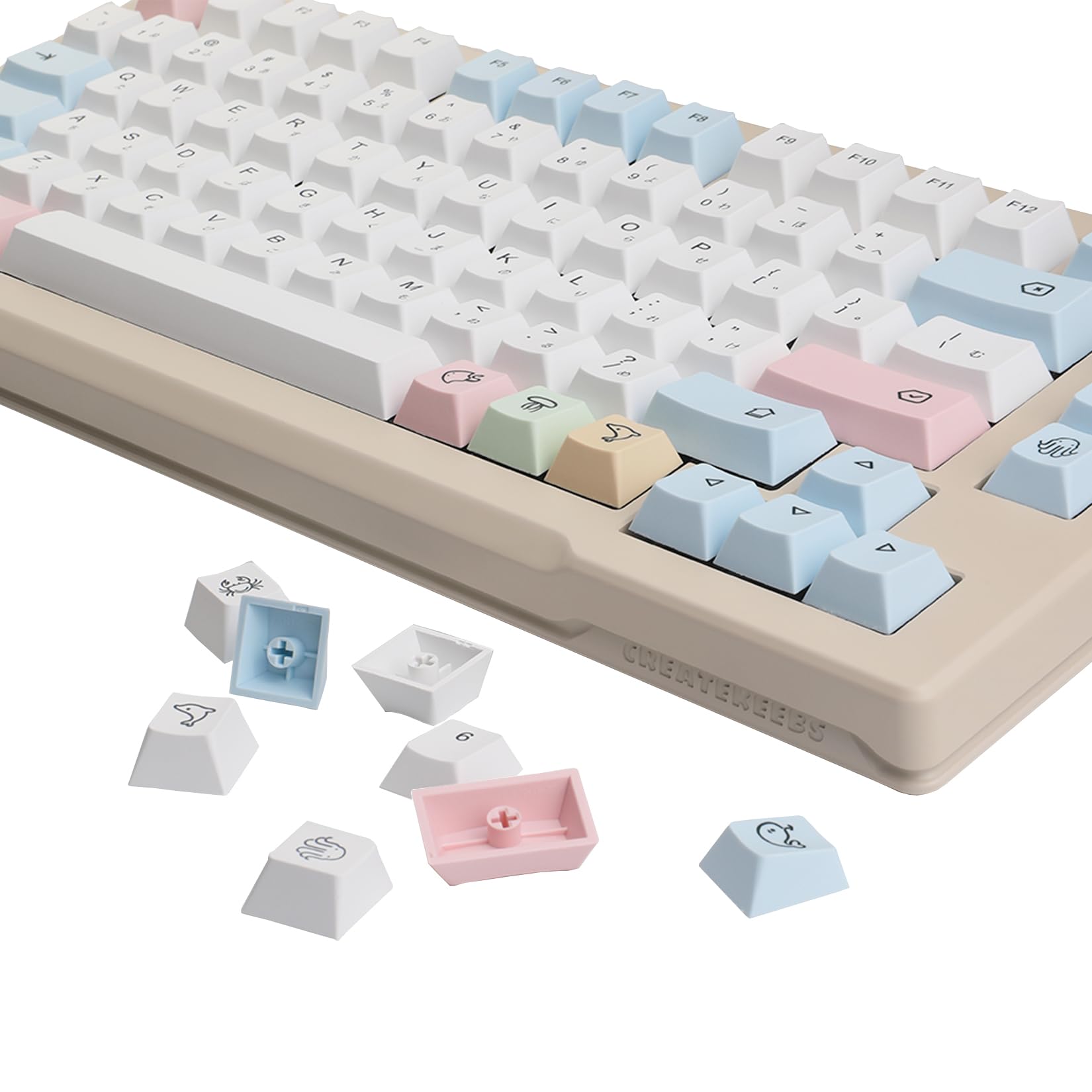 Amazon.com: kakiwutj Japanese Keycaps 139keys PBT Chalk