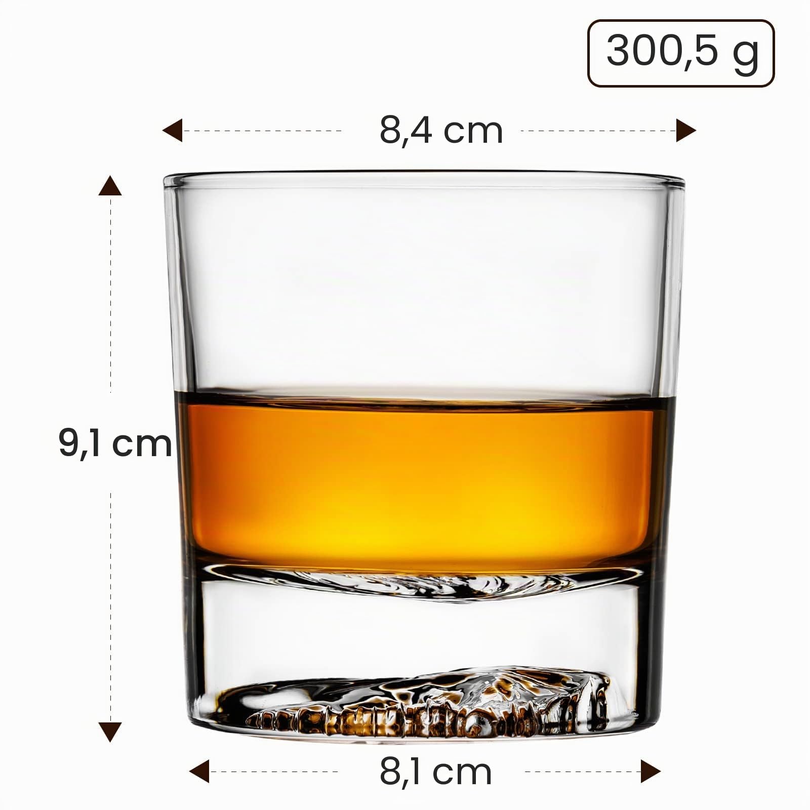 PARACITY Lot de 2 verres à whisky à l'ancienne, verres à bourbon/cocktail/rock pour bar, fête et maison, cadeau à whisky pour homme (motif aigle)