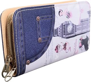 London Modern Big Pocket Clutch for Women - Multicolor