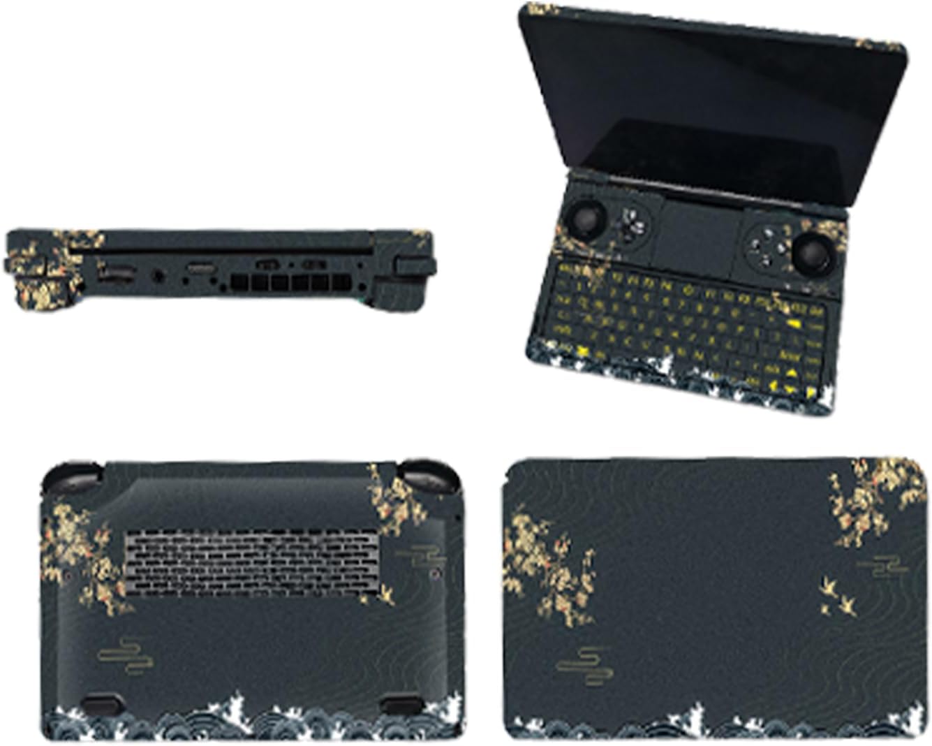 For GPD Win Mini 2025 Handheld Game Console protective film, frosted protective film sticker, scratch-resistant and wear-resistant, perfect fit, can be pasted repeatedly, (Apricot flower)