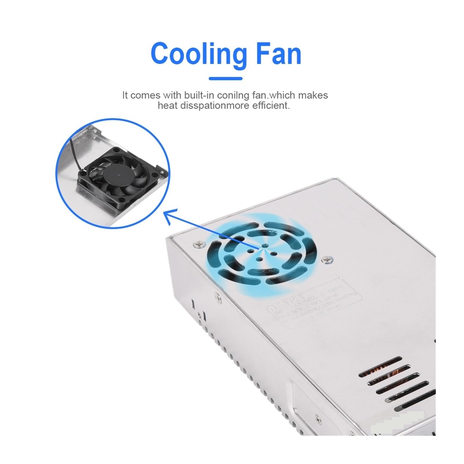 Zmienne zasilanie DC, Zasilacz Impulsowy 600 W 0-12 V 15 24 30 48 60 72 85 90 110 150 220 AC/DC Pojedyncze Wyjście Regulowane SMPS MS-600-12(0-200V 2.7A)