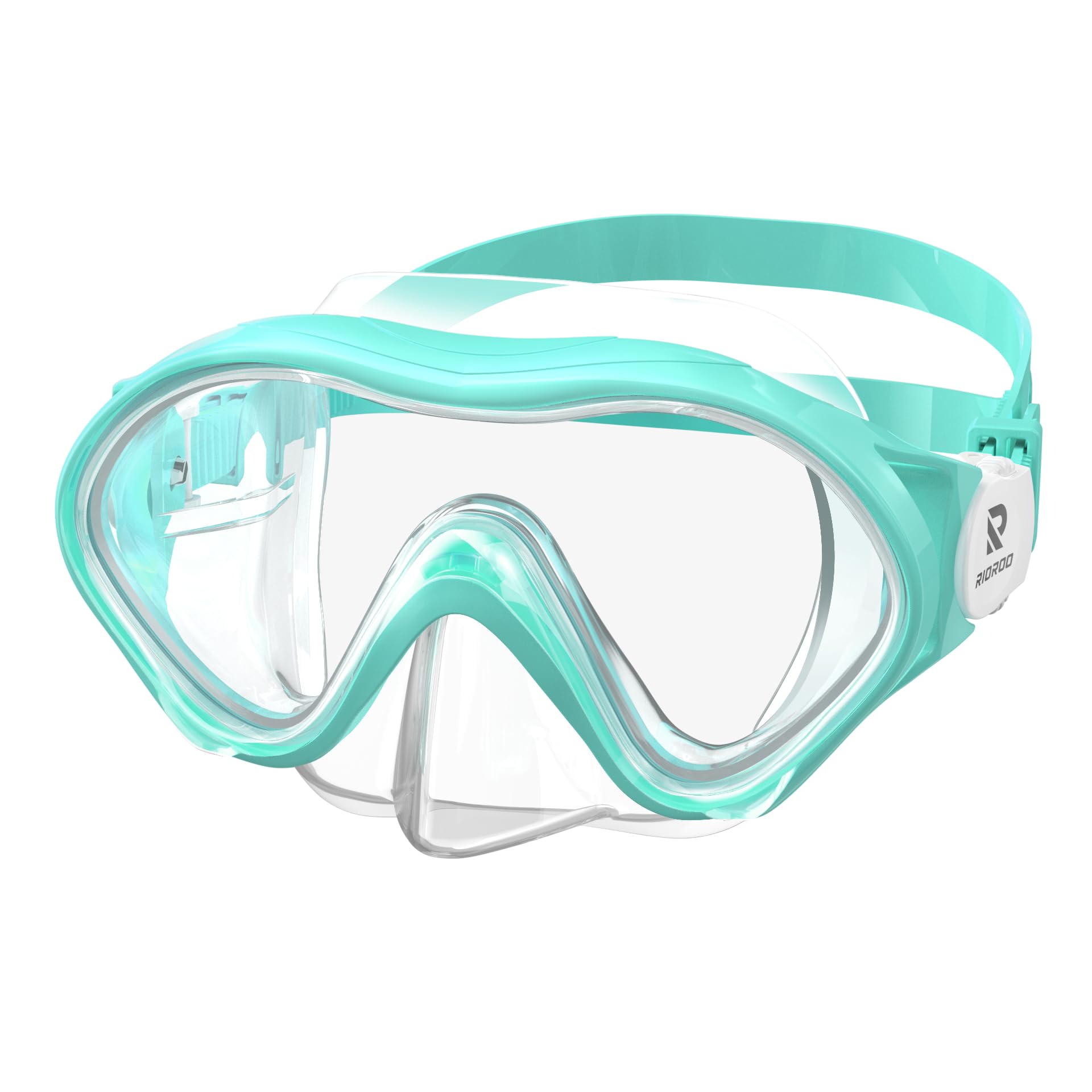 RIOROO Gafas Buceo Niño para Niños y Niñas de 4 a 12 Años, Antivaho Protección UV Antipérdida 180º Gafas Gatacion Niño con Protección para la Nariz