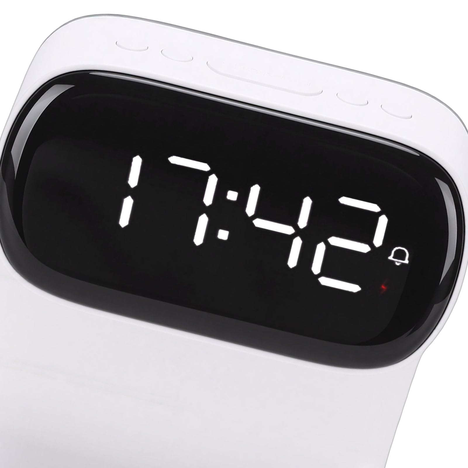 Sveglia Intelligente, Stazione di Ricarica Rapida Wireless con Luce Notturna Touch da 15 W, Orologio Digitale per Camera da Letto, Soggiorno