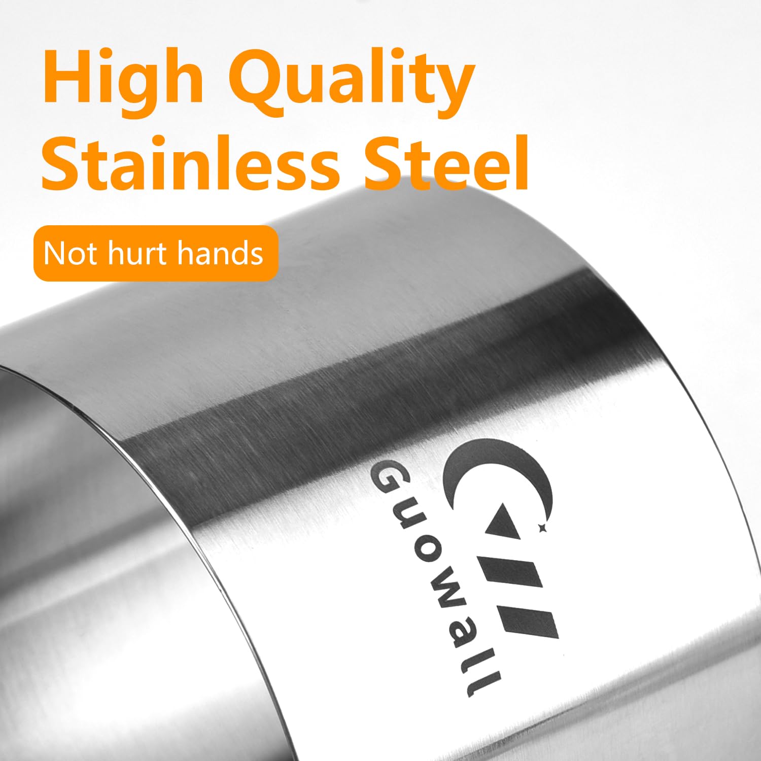 Set Di Anelli Per Torte In Acciaio Inox - 4 Pezzi Da 10cm Con Pressa E Base