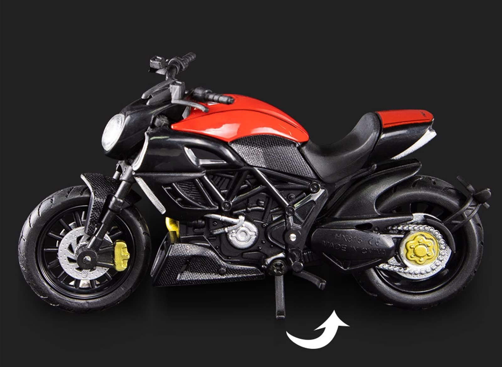 Amazon.co.jp: Ducati 1:18スケール 合金スクーター スポーツバイク