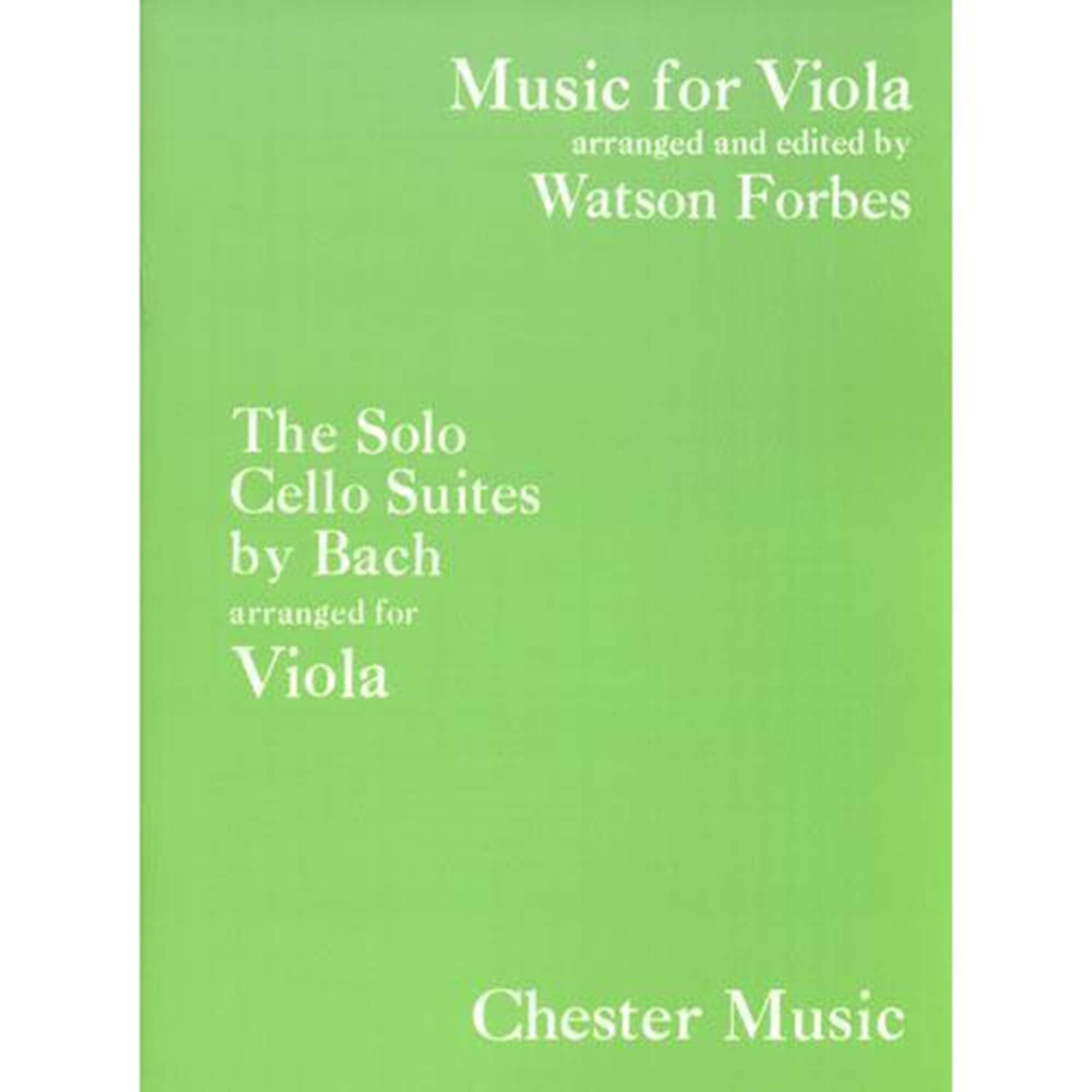 Bach, J.S. 6 Cello Suites, BWV 10071012 Viola solo