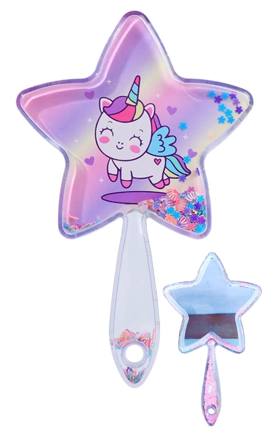 FunBlast Unicorn Hand Mirror for Girls Handheld Mirrors, Stylish