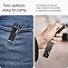 Spigen Life Metal Fit Key Chain Key Holder Metallic Key Organizer Minimalist Compact Keyholder with Key Ring - Black