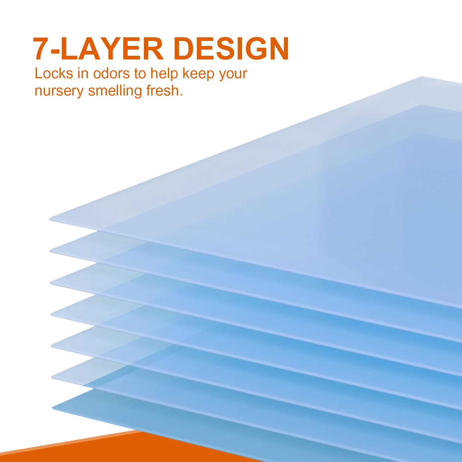 Diaper Pail Refills Bags Compatible with Genie Easy Roll Signature and Platinum Diaper Pails,120 Refills Holds Up to 5600 Newborn Diapers,7-Layer Odor-Barrier Technology (4 Pack)