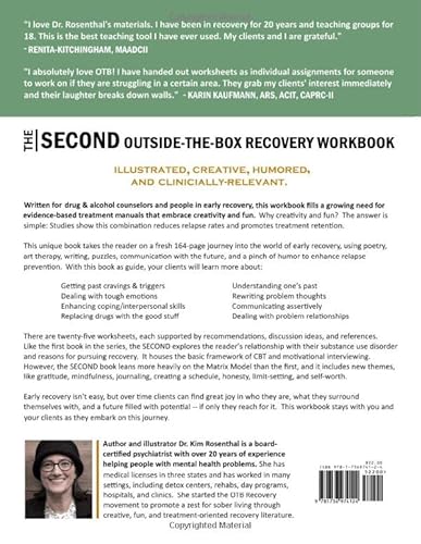 The Second Outside-The-Box Recovery Workbook: Illustrated, Fun, And Professional Handouts For Drug Counselors And Their Clients #TOP1