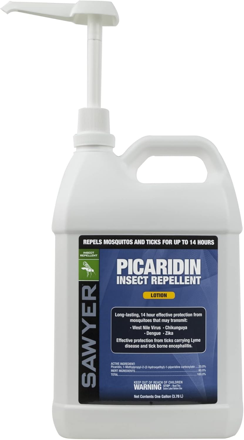Sawyer Products SP565 Premium Insect Repellent with 20% Picaridin, 1-Quart Lotion Pump Dispenser,White
