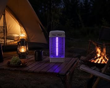 Coverzone Coverzone 41cm UV Işıklı Kule Tipi 10W Sinek Öldürücü Elektrikli Sivrisinek ve Haşere Öldürücü Cihaz,10 Watt Temizleme Hazneli 50m² Etki Alanı İç Mekan Kullanım | GLR RT-10W