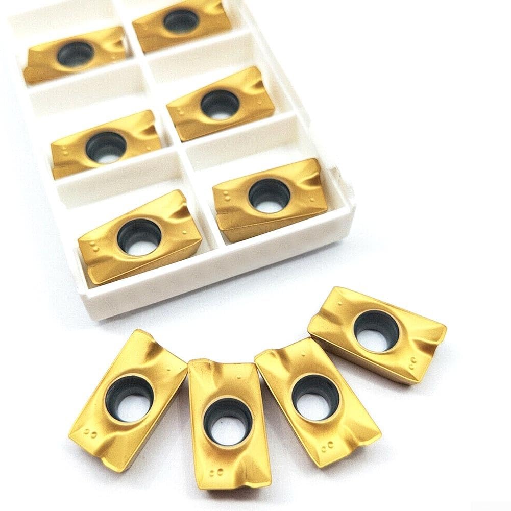 Eawfgtuw Fraise à chanfreiner indexable C20-20-120L de 20 mm avec 10 inserts en carbure APMT1604PDER pour travail des métaux CNC, angle de 45 degrés, longueur d'outil de 120 mm,