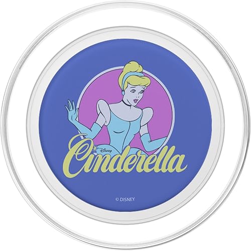 Miniatura 8 de Disney PopSockets con logotipo de retrato de Cenicienta PopGrip intercambiable