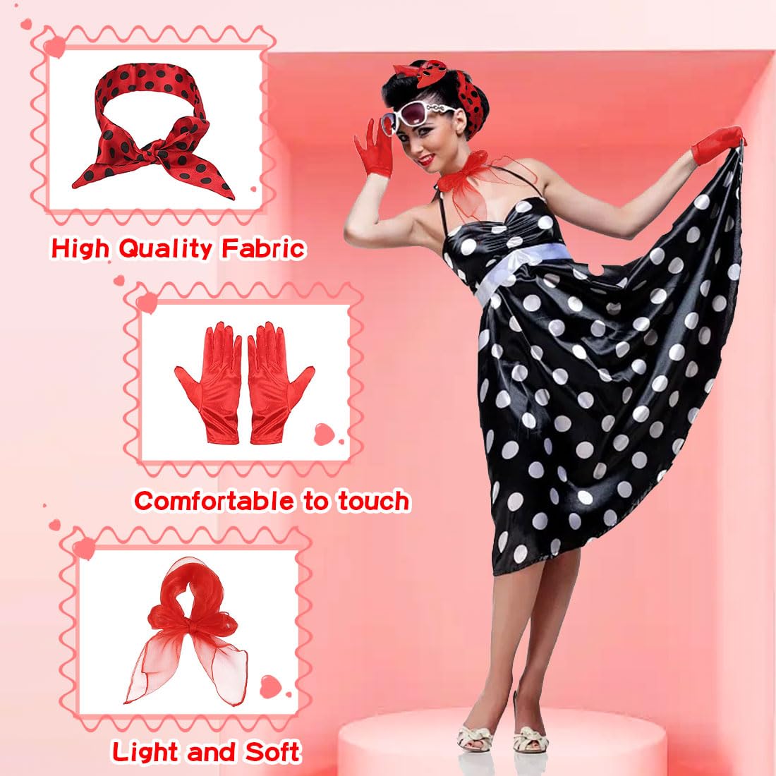 Occhiali Da Sole Donna Stile Anni 50 60 Occhio Di Gatto Bianco Dalmata - Foto 8