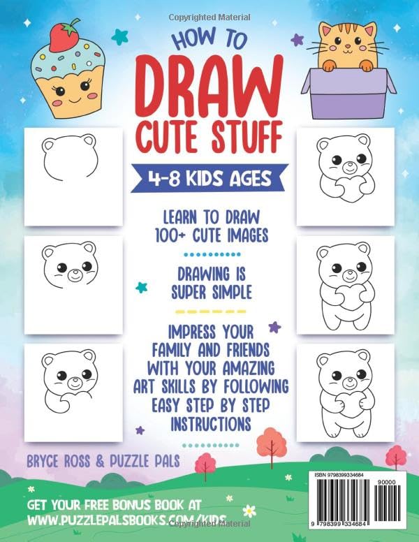 Miniatura 2 de How To Draw Cute Stuff 100 Step By Step Drawings For Kids Ages 4 to 8
