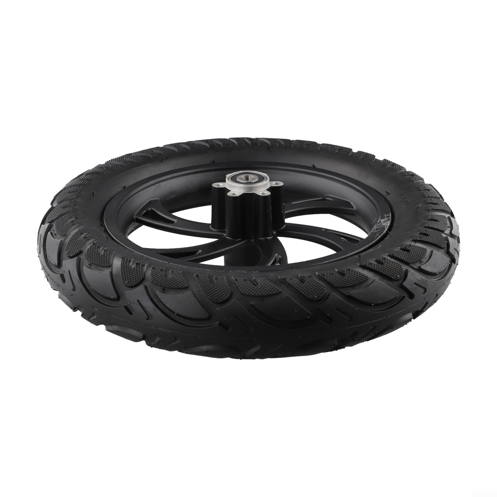 Roue avant pour scooter électrique 12" modèle 62203, caoutchouc et alliage d'aluminium