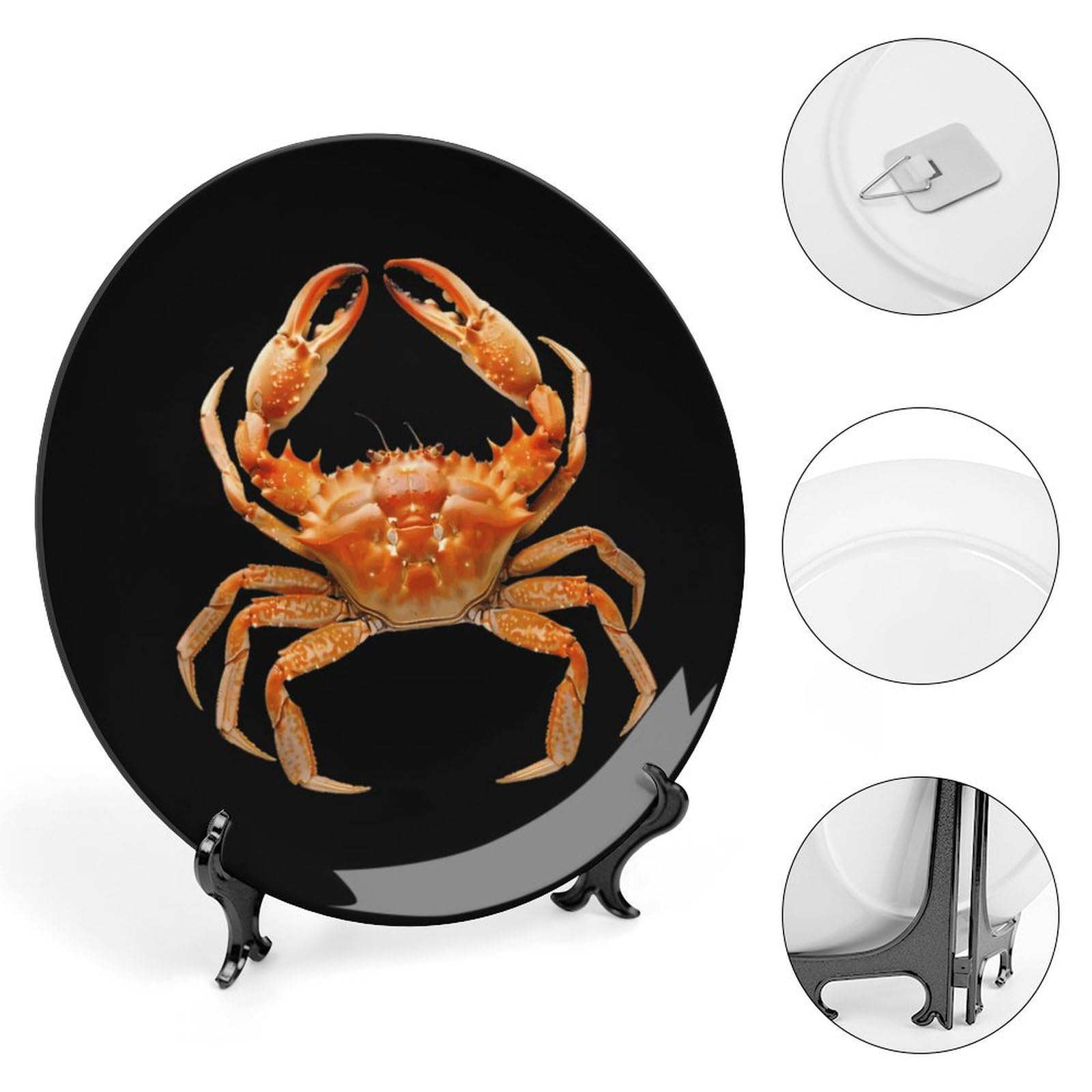 食器    Crab plate CrabsBlue_CoupeDinner_DINA-