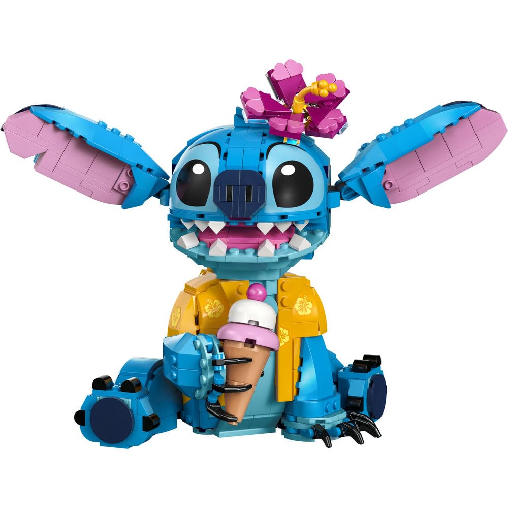 LEGO Disney Stitch 43249 | Figurka z filmu, model do zbudowania, prezent dla fana Disneya 9+, 730 elementów