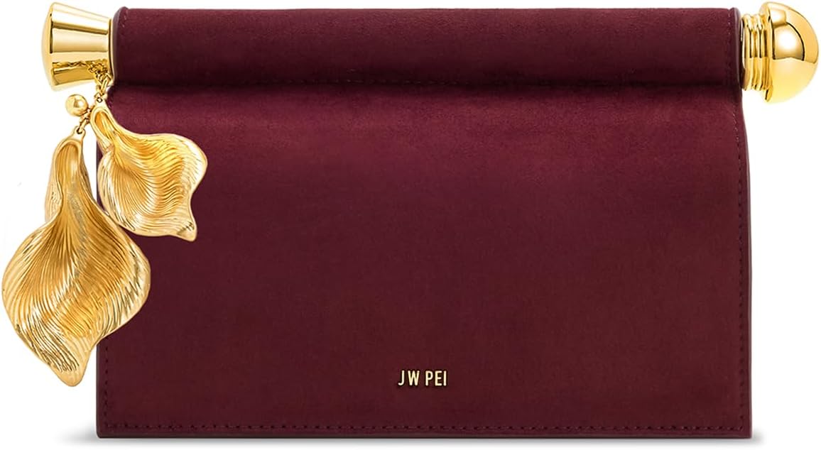 JW PEI Women's Holly Metal Pendant Embellished Clutch