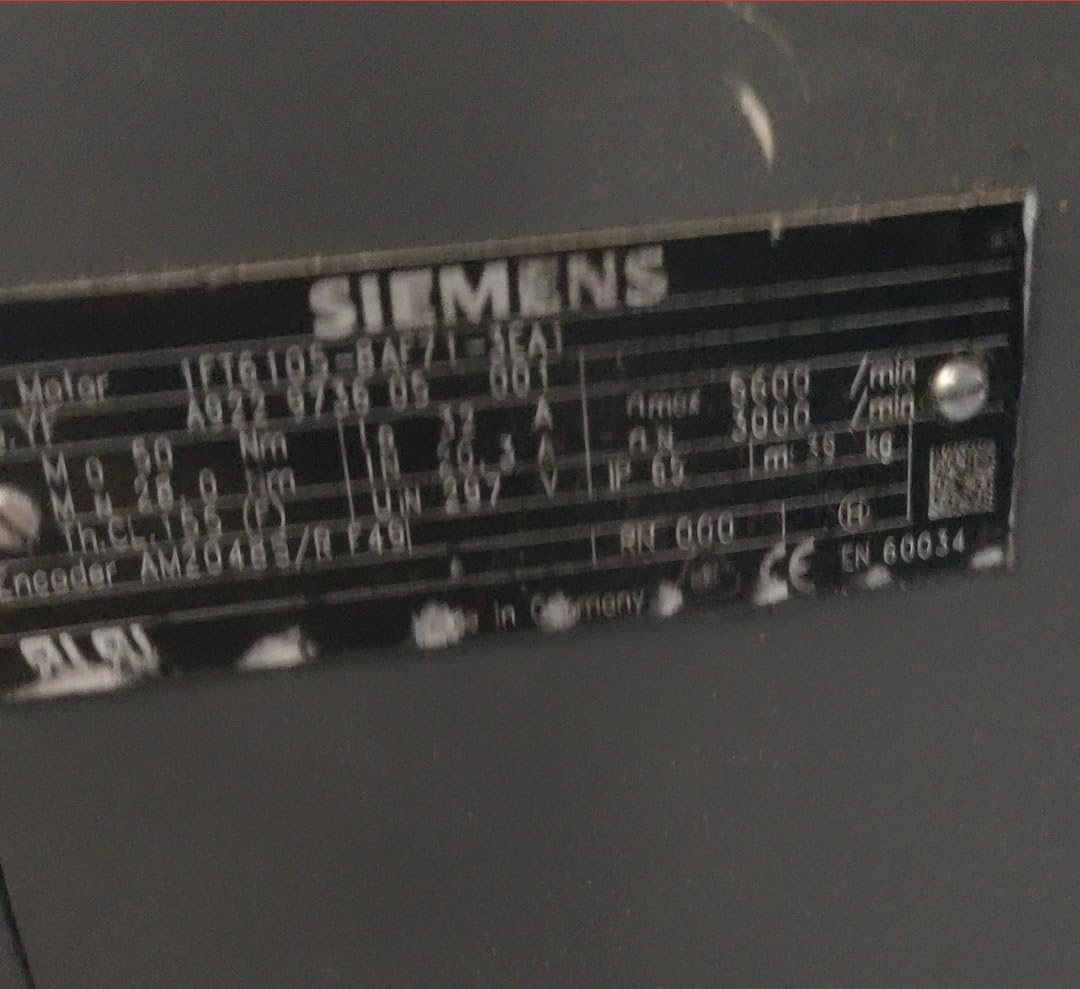 1 PCS Motor 1FT6105-8AF71-3EA1(Used) in Good Condition