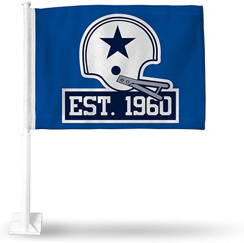 Vista 130 de Rico Industries NFL - Bandera de doble cara para automóvil, accesorio para auto