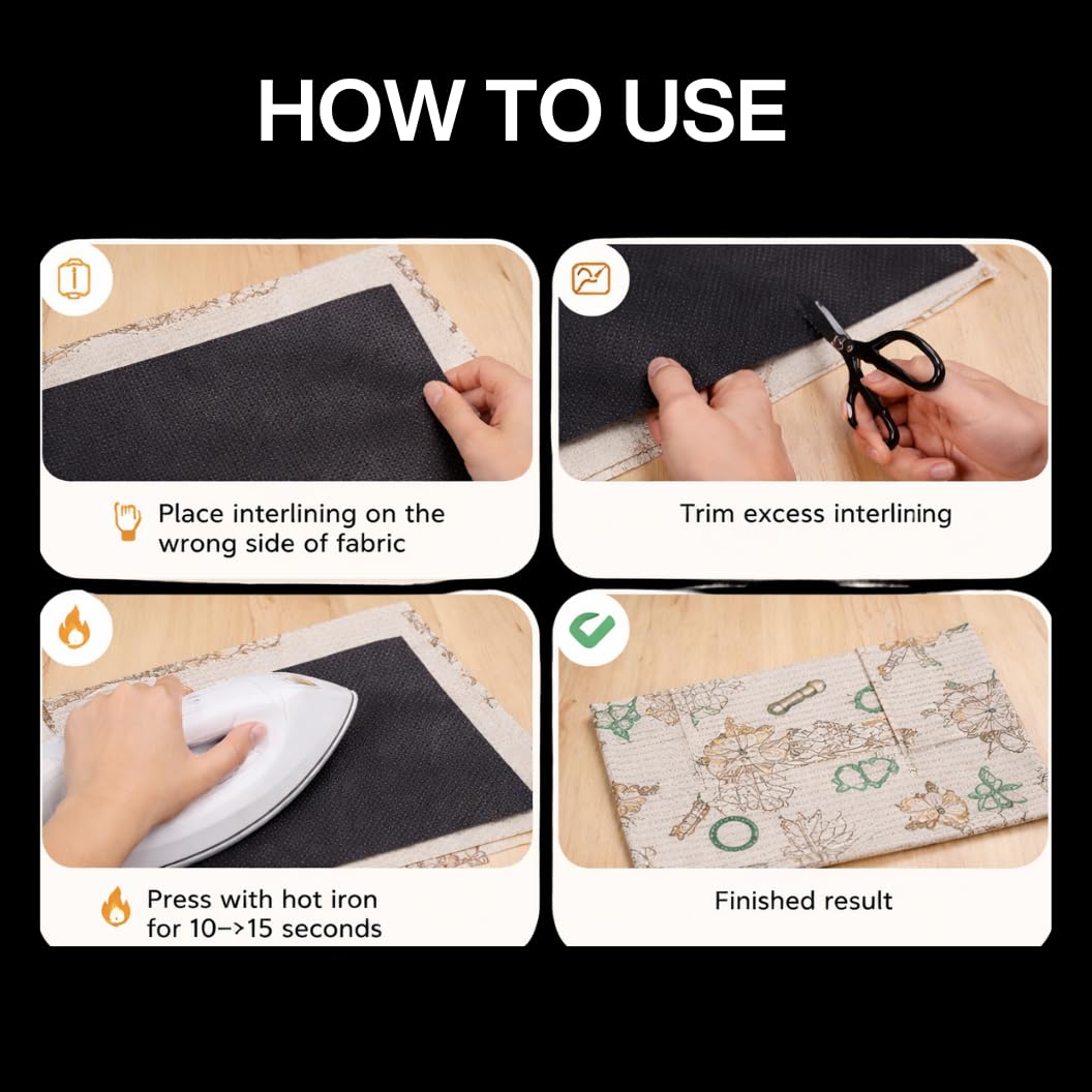 Fusible Interfacing - Stabilize Your Sewing Projects -4 Fusible Interfacing - Stabilize Your Sewing Projects -4