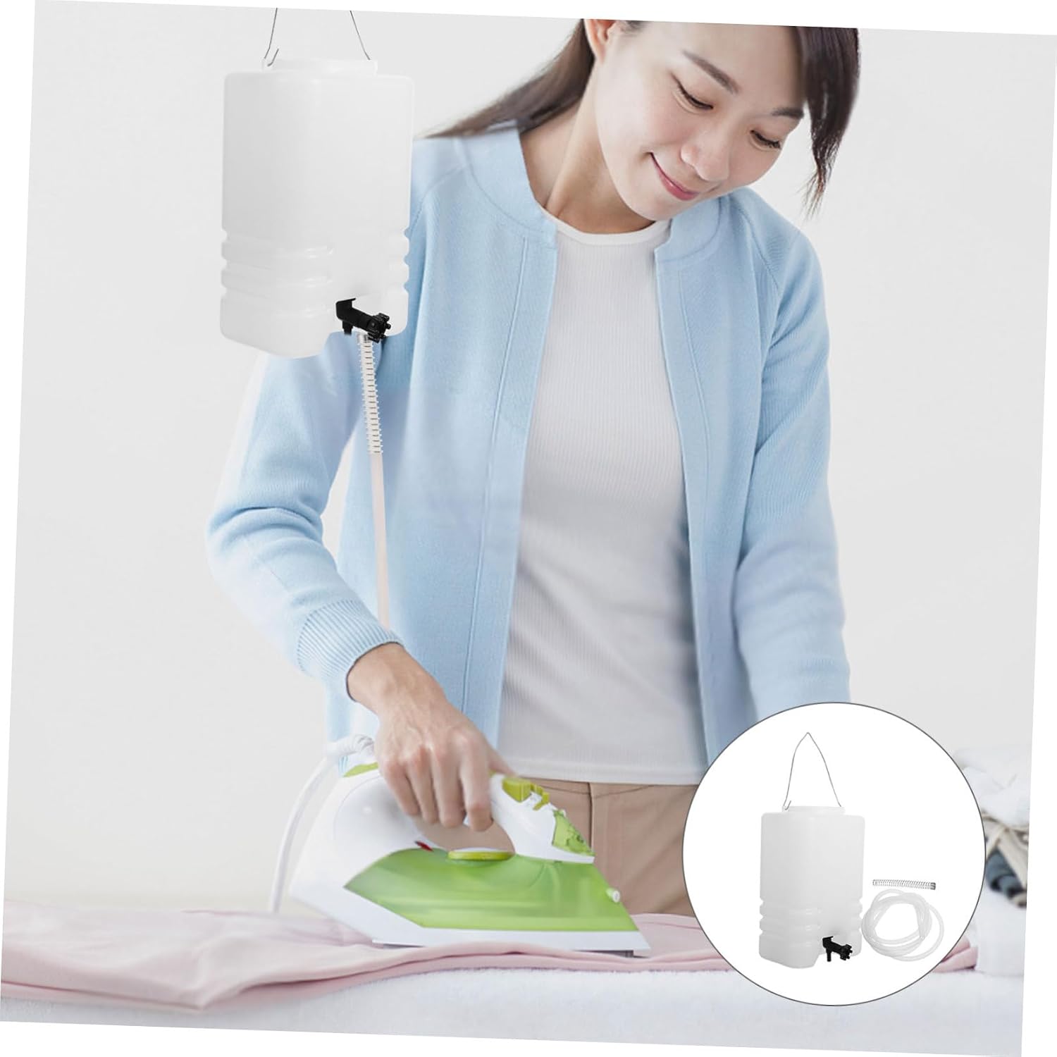 1Set Travel Steamer Iron Water Bottle Portable Replacement for Handheld Steamers for Home Hotels Travel Convenient Feed Design