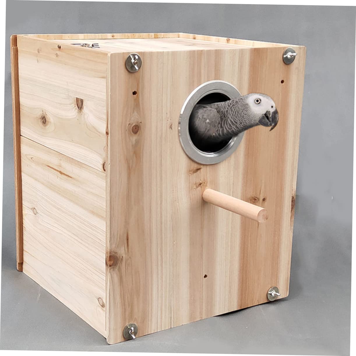 Amazon.co.jp: Kisangel 鳥の巣 飼育箱用アクセサリー 金属製 インコ用