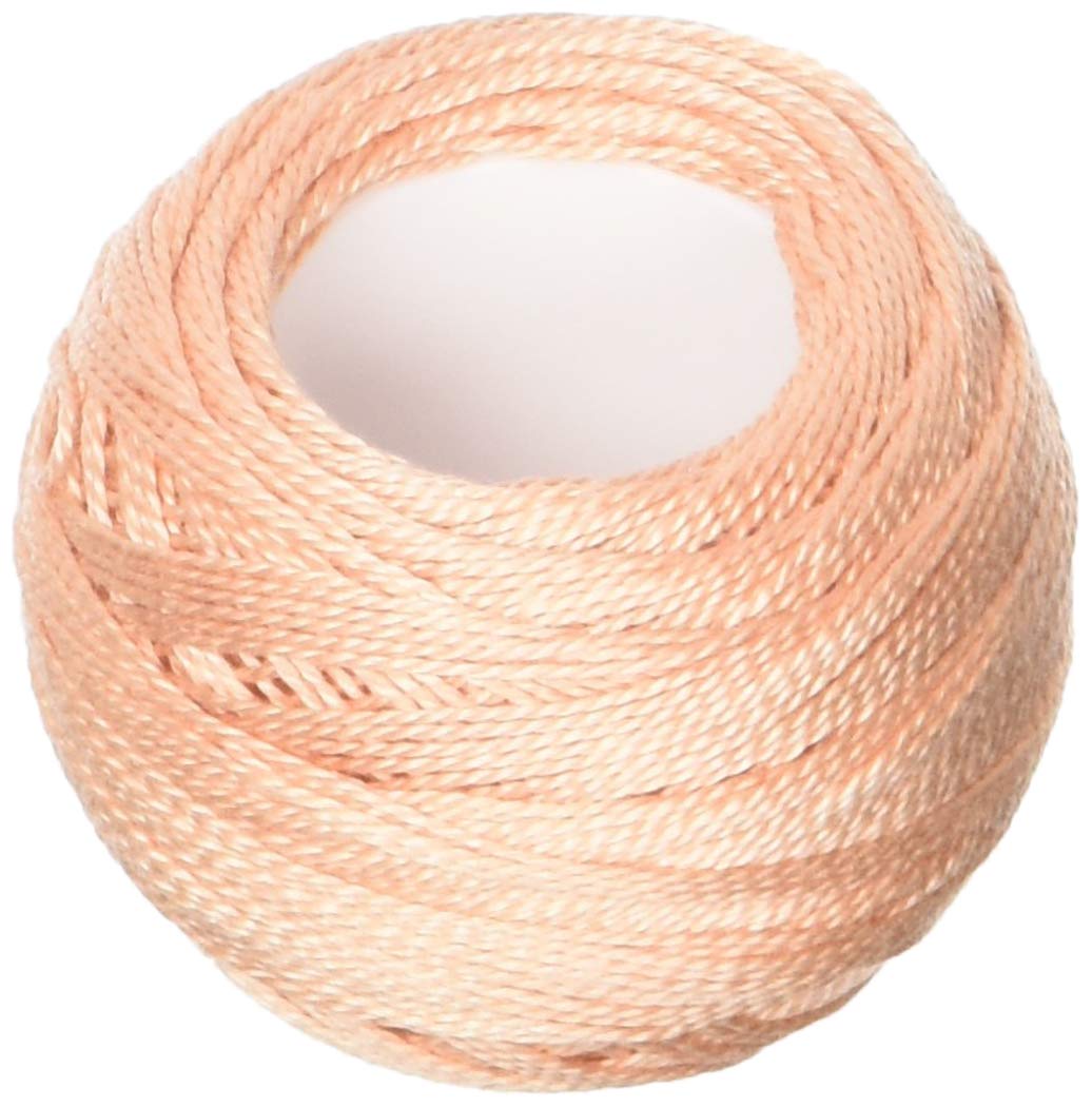 DMC Pearl Cotton Ball Size 8 87yd, Light Peach