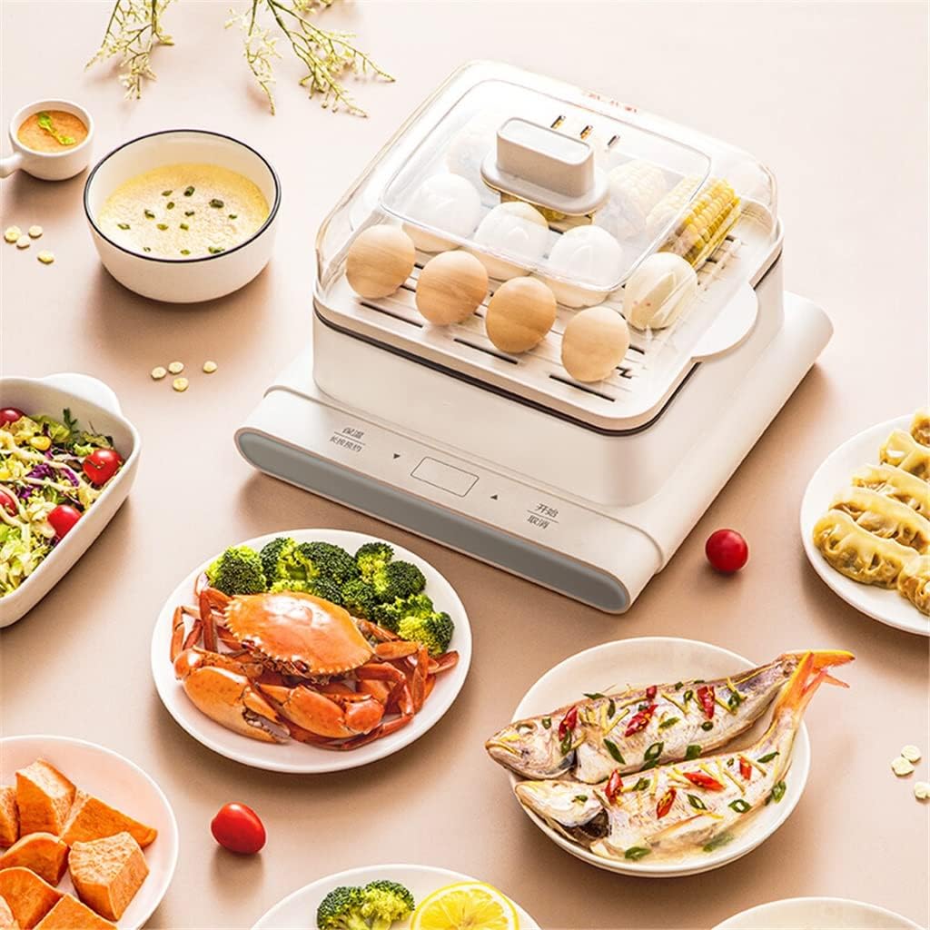 220V Electric Food Steamers Electric Steamer Steam Pot Home 12L Three-layer Multi-function Steam Box