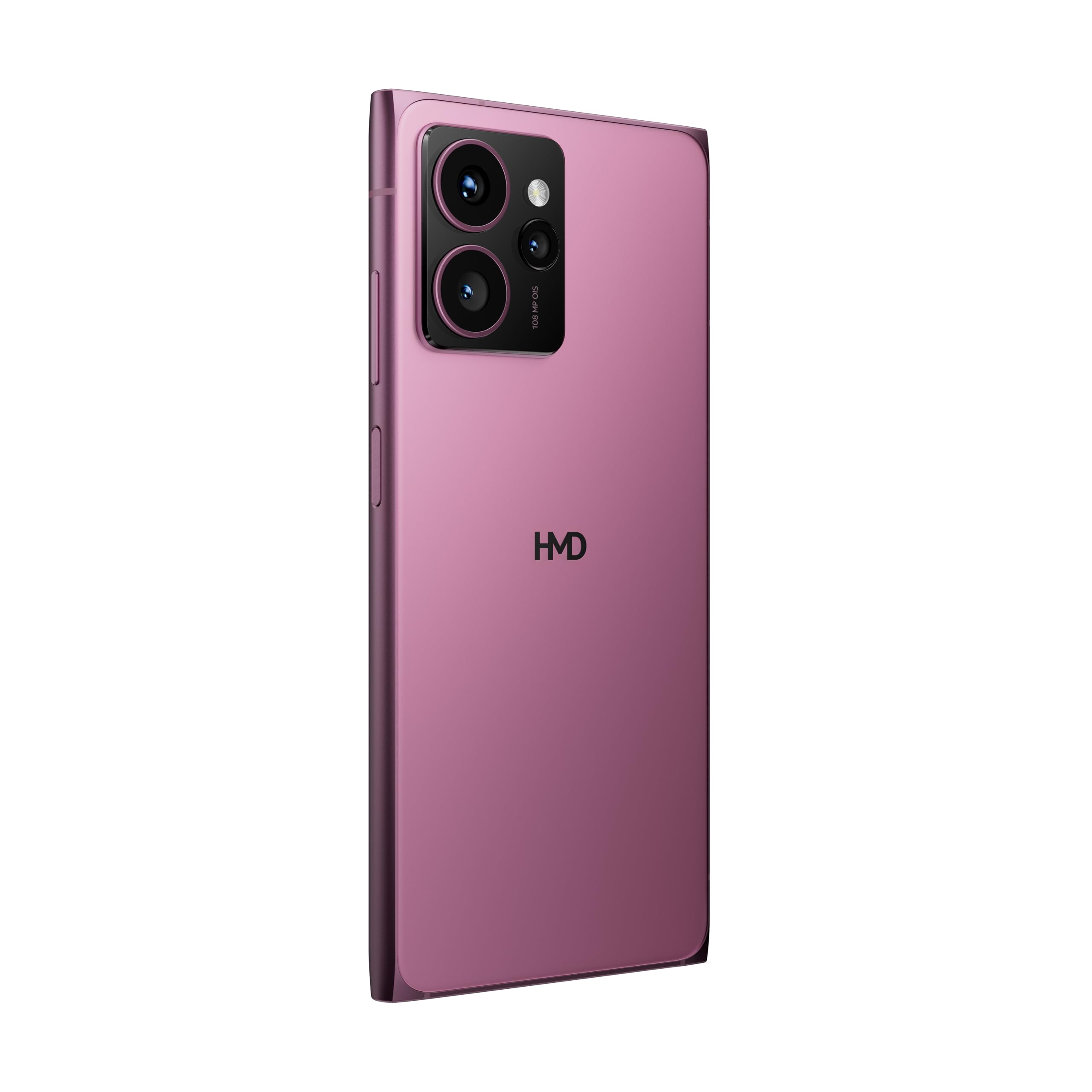 HMD Skyline smartfon z uchwytem na telefon komórkowy (8 GB RAM / 256 GB pamięci, bateria 4600 mAh, wyświetlacz POLED 6,55 cala, selfie 50 MP + aparat główny 108 MP, Android 14, 5G, IP54, konstrukcja