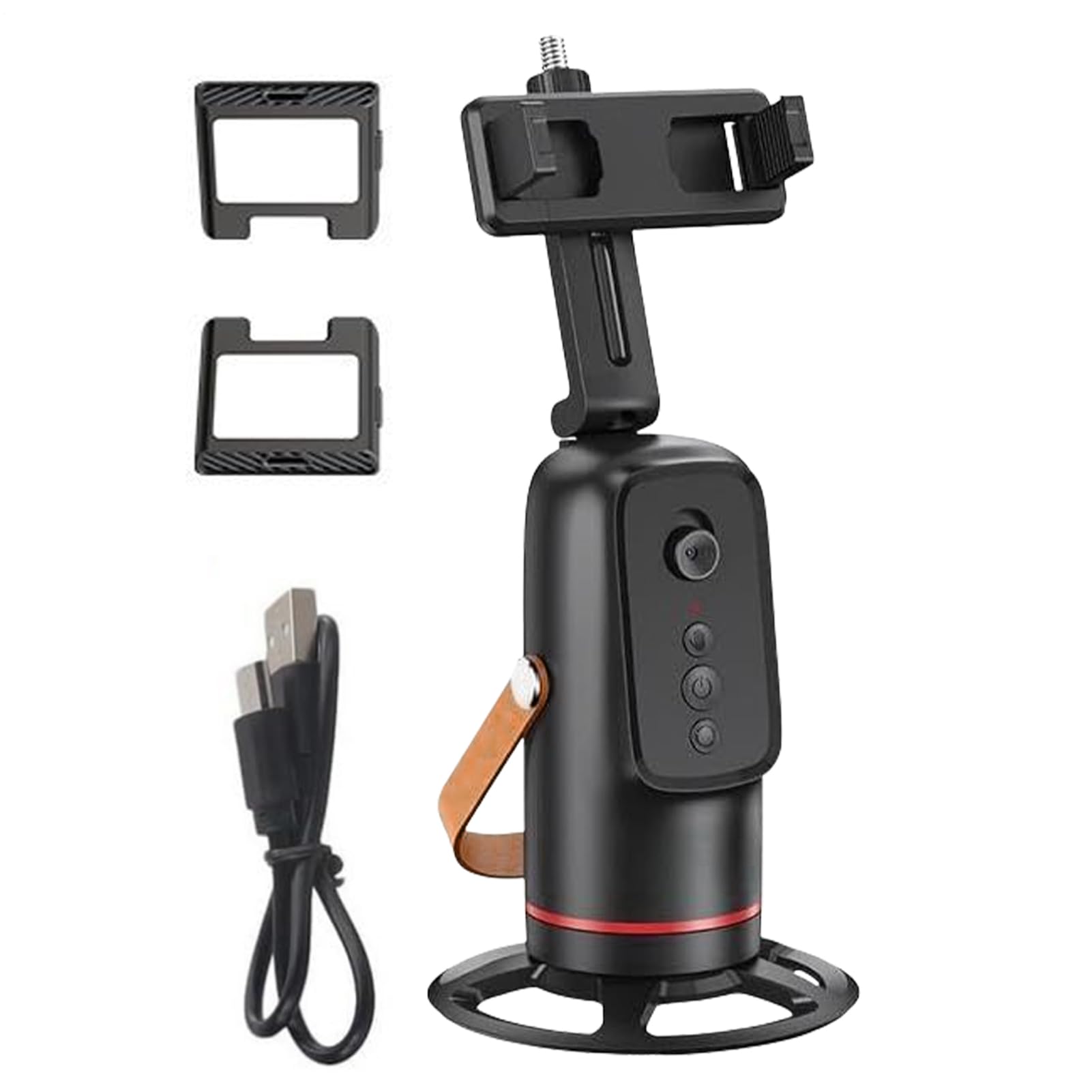 Treppiede con Automatico Viso Supporto Auto Viso | Supporti Della Macchina Fotografica Pieghevole Per Vlog Video Foto Chiamate Conferenze Creatori Di Contenuti