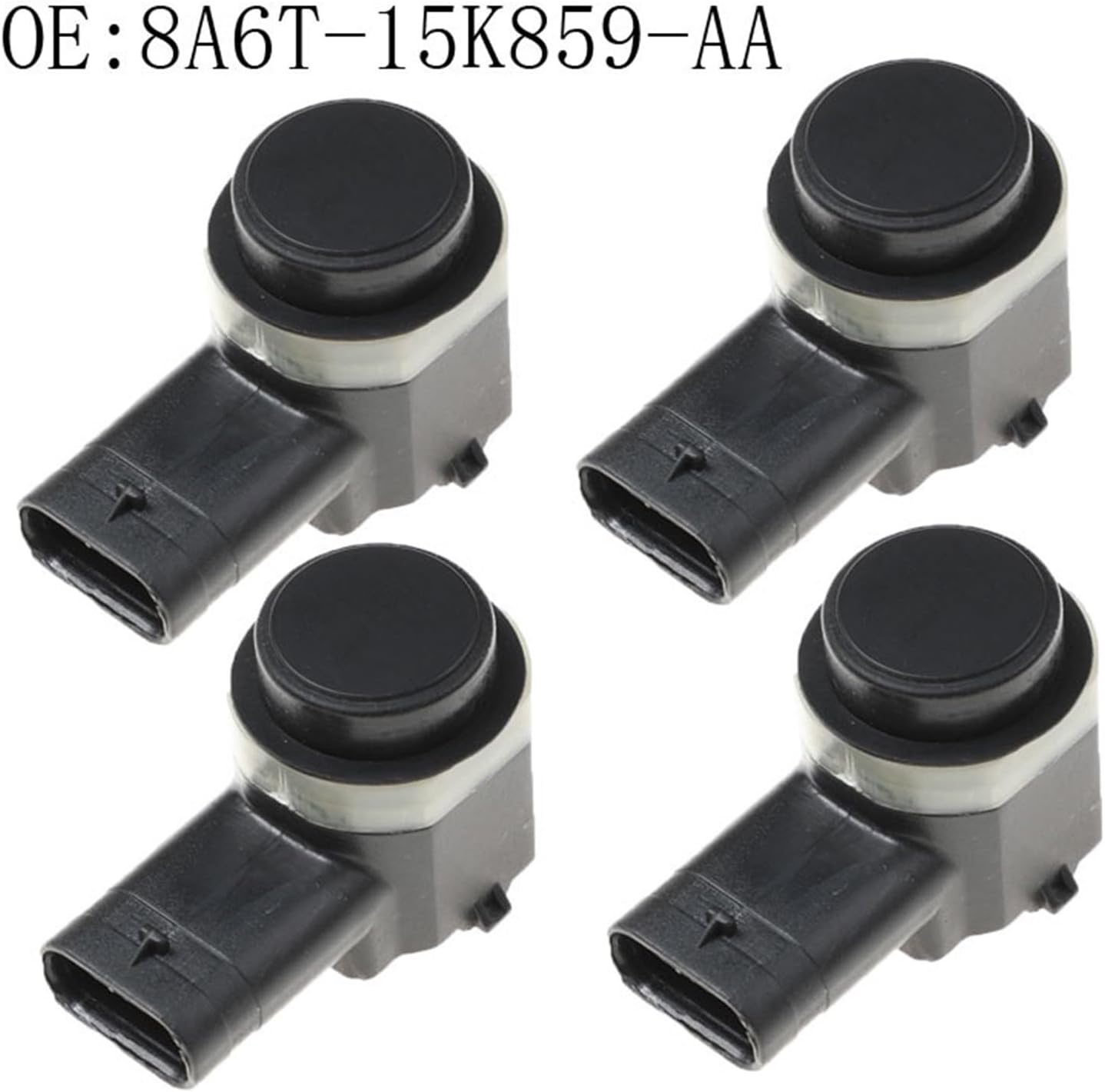4Pcs Car Parking Sensor Detector Parking Sensor Bumper Parking PDC Parking Sensor OEM 8A6T-15K859-AA 9G9215K859AB
