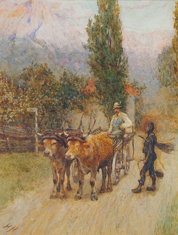 Art Portrait Sir Hubert Von Herkomer sur toile haut de gamme 60x90
