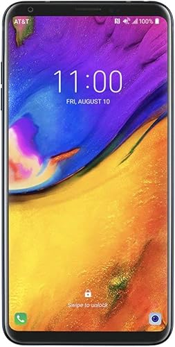 LG V35 ThinQ (64GB, 6GB RAM) 6.0" QHD+ FullVision, cámara dual, 4G LTE GSM AT&T desbloqueado Smartphone US Warranty (negro)