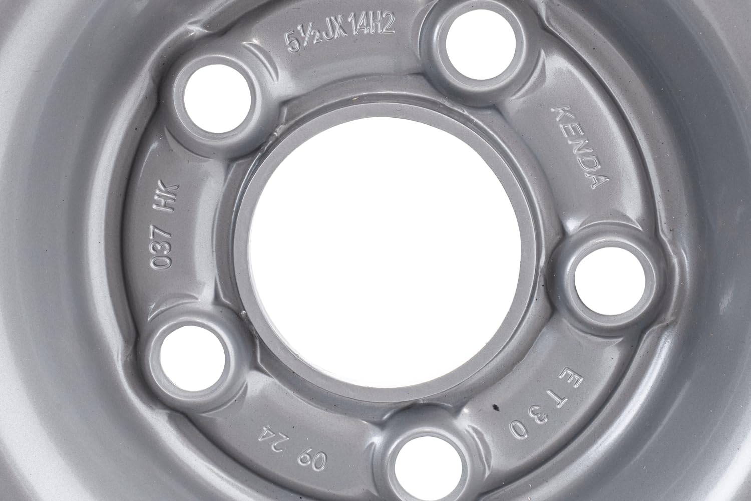 KENDA Llanta de Acero de 14 Pulgadas para Remolque Pesado 5.5Jx14 H2, 5x112 ET30, Capacidad de Carga de 1030 kg, Rueda de Alta Estabilidad para Grúas y Caravanas