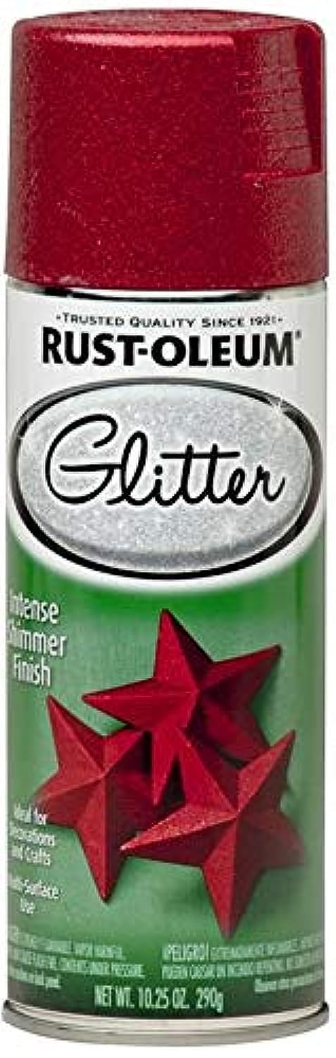 Rust-Oleum Glitter Spray Paint 290 g, Bright Red