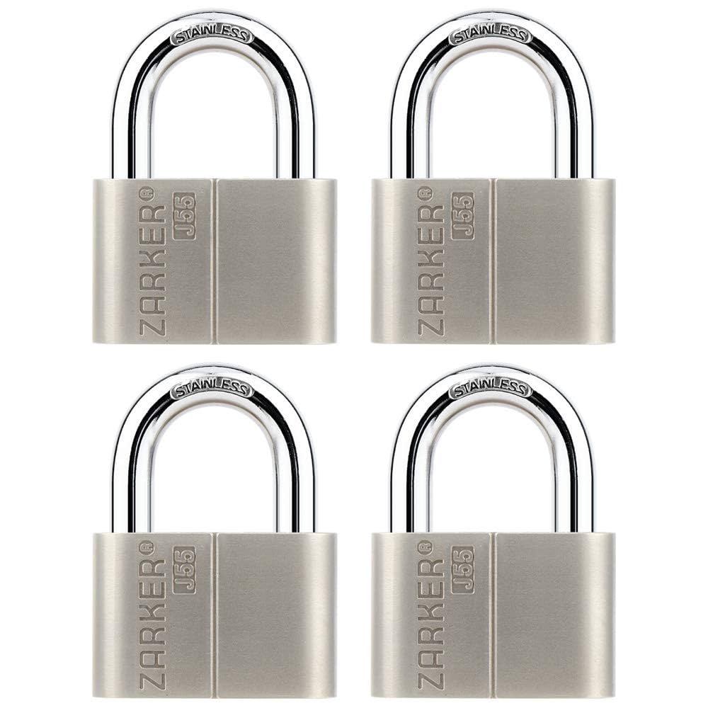 Zarker J55 keyed Alike Padlocks-ステンレス Zarker J55 keyed Alike Padlocks, Heavy Duty Stainless Steel