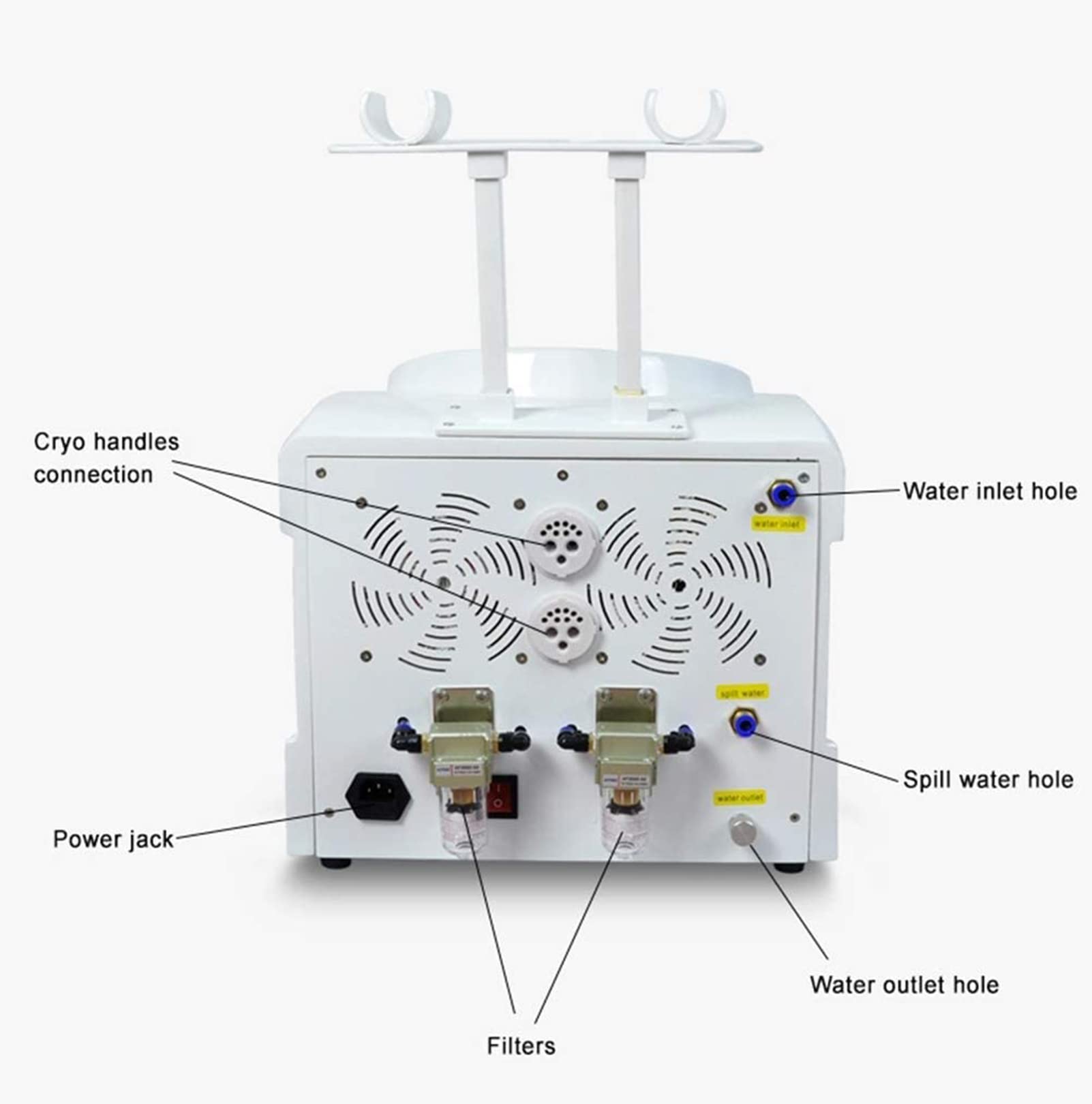 Amazon.co.jp: ダブルcryolipolysi痩身マシン、デスクトップ-10度の