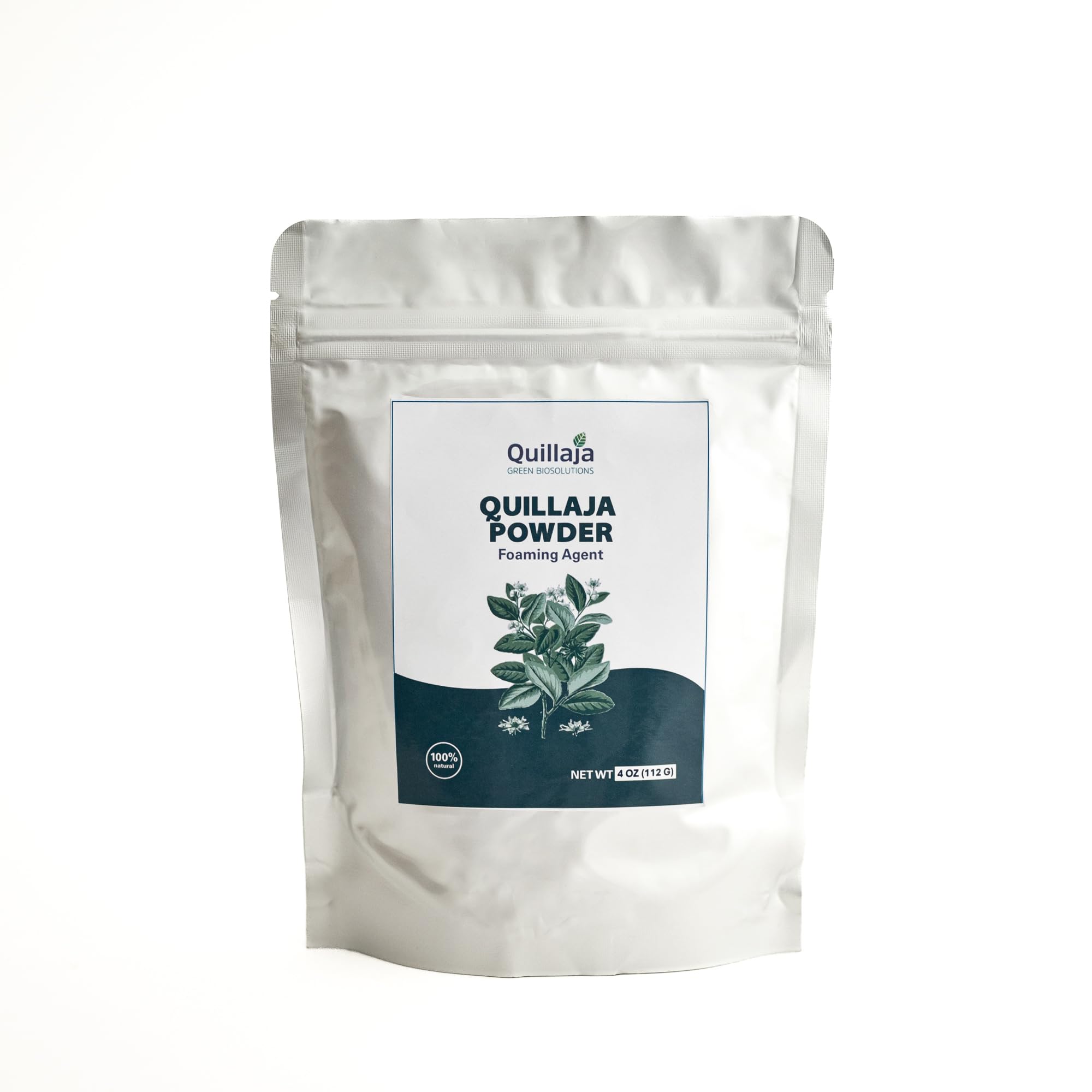 Quillaja Green Biosolutions - Quillay Powder Foaming Agent | 4 Oz (112G) | Natural, Long-Lasting Foam for Drinks & Culinary Creations
