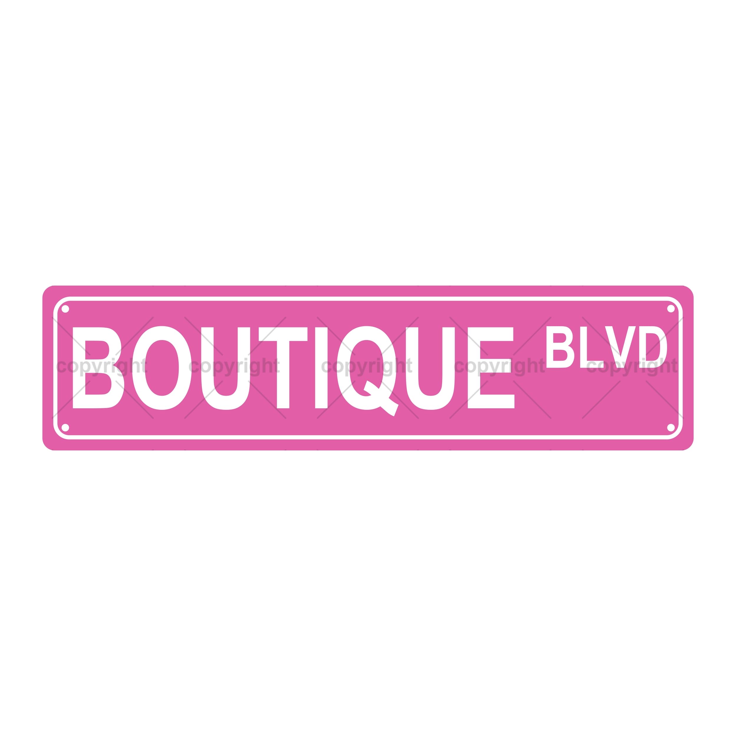 Boutique BLVD Space Metal Tin Street Sign Bar Cafe Garage Cave Home Room Wall Bathroom Farmhouse Garden Porch Patio Decor,4x16 Inch
