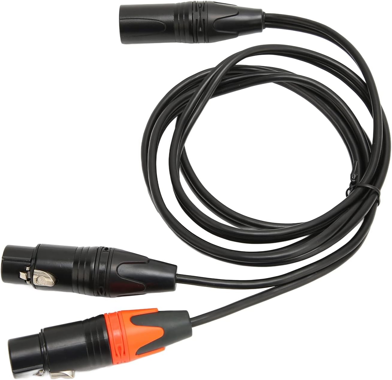 XLR Male To Dual XLR Female Cable, XLR Splitter Professional Plug and