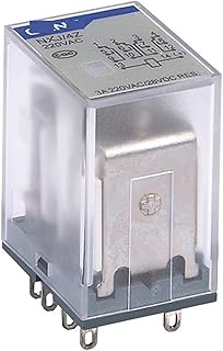 HASMI NXJ Small Electromagnetic Relay 2Z, 3Z, 4Z AC Specifications Complete High Contact Reliability with Status Indicator Function 1Pcs (Color : 3Z, Size : (D) AC 240V)