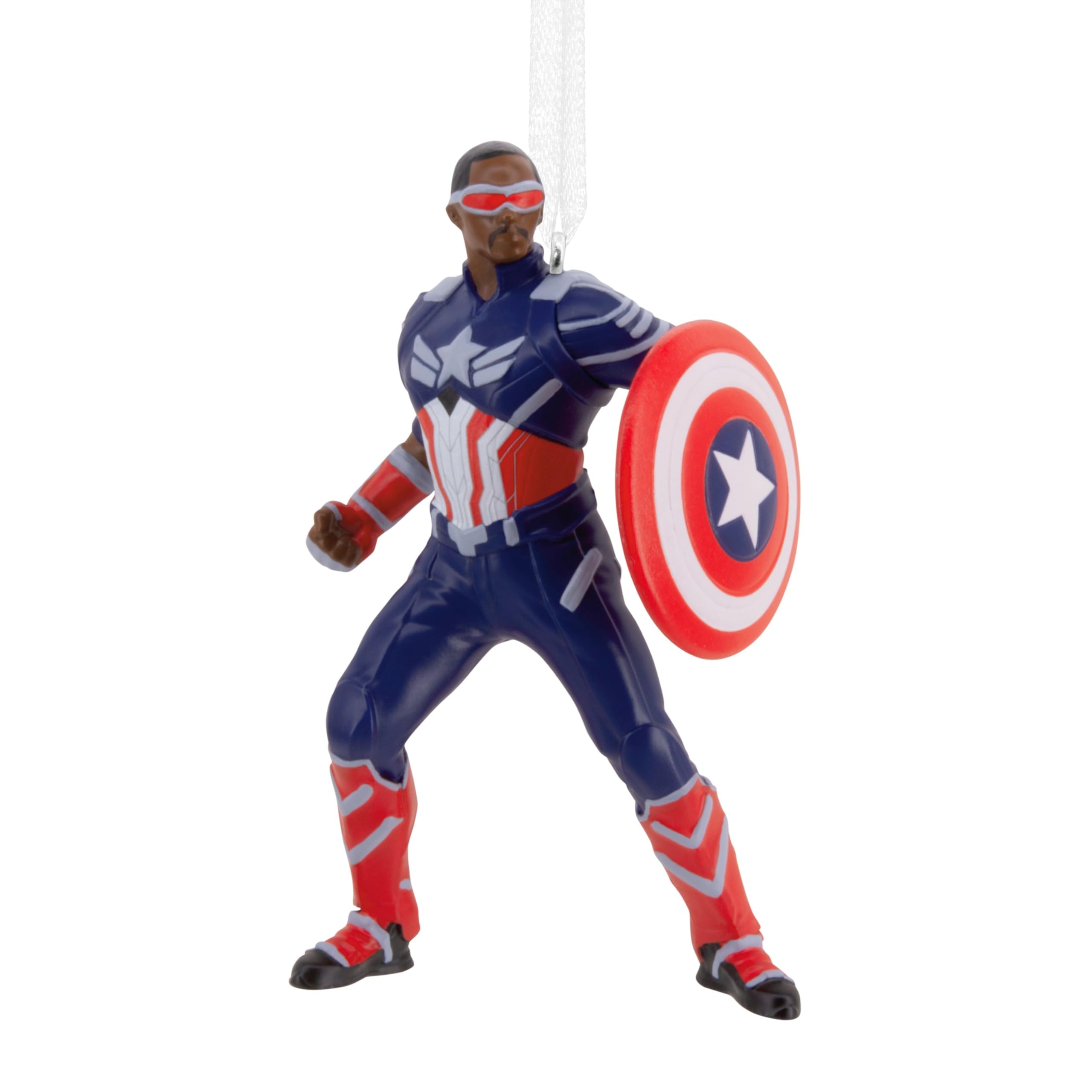Hallmark Collectable MARVEL Captain America Ornament, Christmas Tree Decoration
