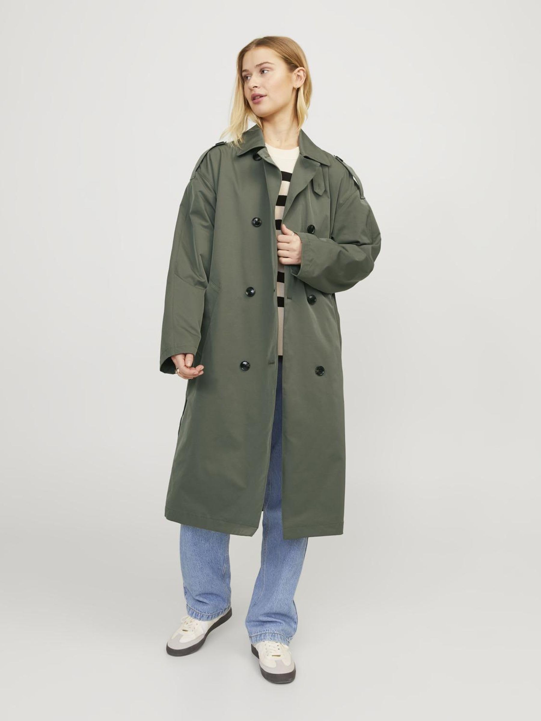 JACK & JONES Women's Jxsophi Otw Noos Trench Coat Trenchcoat (pack of 1)