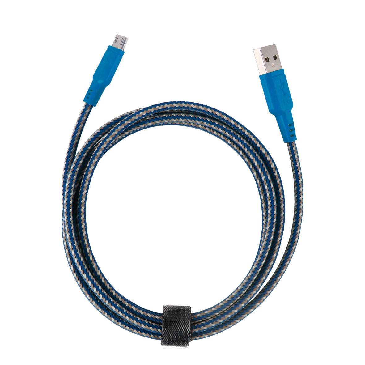 Energea NyloTough Braided Charge & SYNC USB-A to Micro USB Cable 3M Compatible with Oneplus/Huawei/Nexus/Mackbook/Chromebook Pixel/Gionee S6/Meizu Pro 5/Xiaomi/Tablet & Many More Type-c Devices- Blue (B07KYRZWGW) Amazon Price History, Amazon Price Tracker