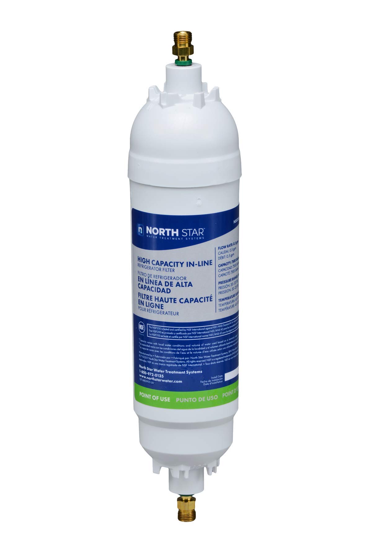 Ecopure 60Month Inline Refrigerator Water Filter In The