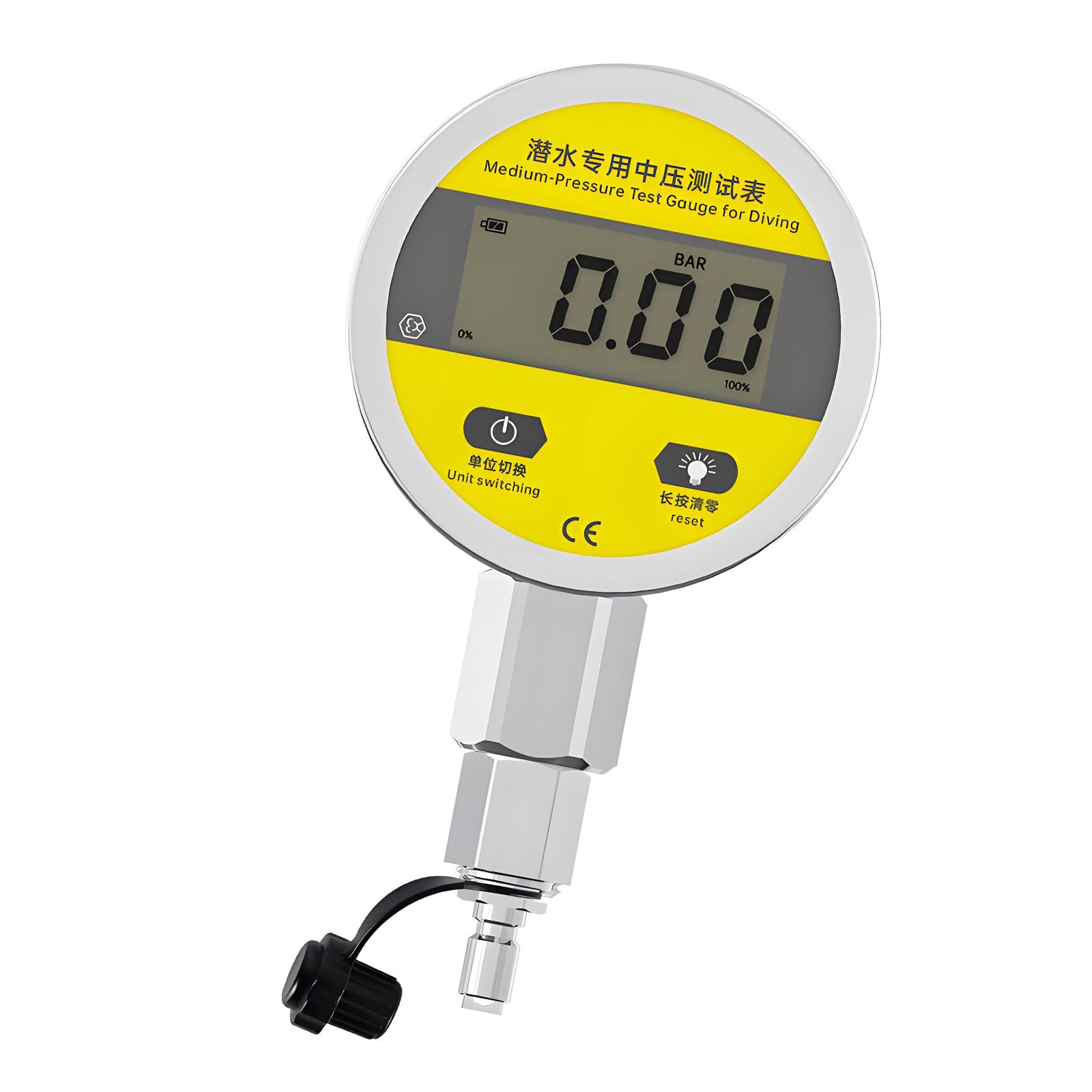 Precisely Scubas - Instrumento de presión de buceo, monitor subacuático, instrumento de buceo profesional, monitor submarino